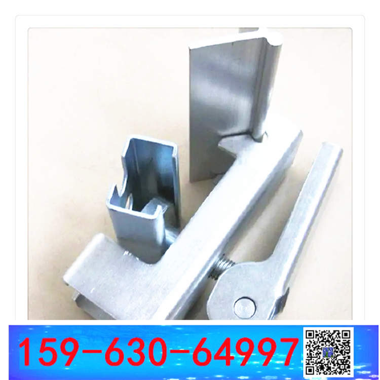 鍍鋅夾持器導料槽夾子夾具壓緊卡扣 紙箱包裝 有貨