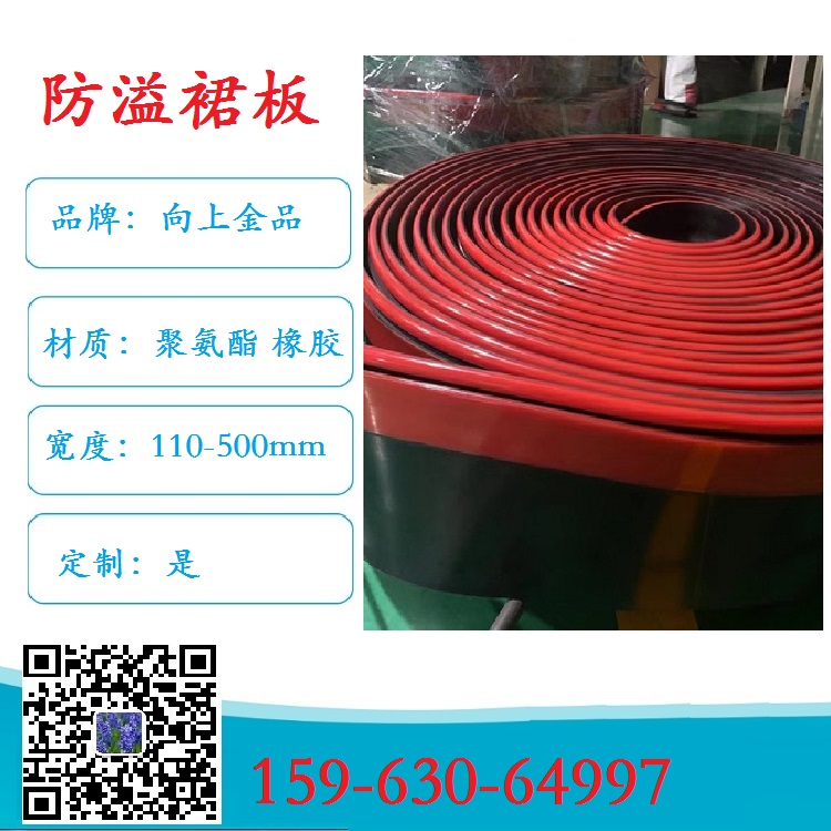 200x15mm 防溢裙板 擋護密封板 導料槽裙邊 300x15mm