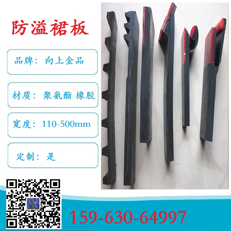 雙層密封裙板也叫防溢裙板  裙邊200x15mm 導料槽擋煤板