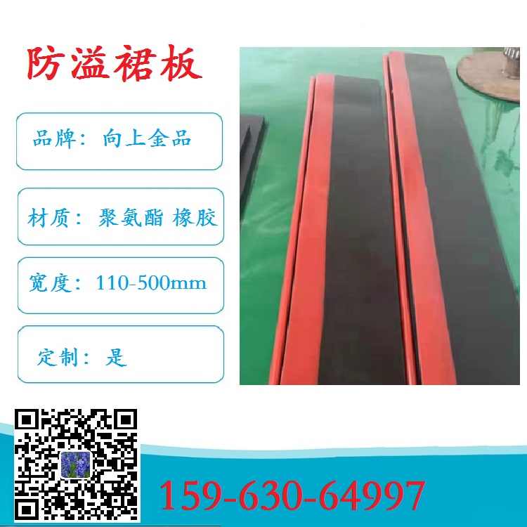 250寬度防溢裙板  導料槽的密封裙邊 擋煤板180mm